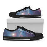 Dark Universe Galaxy Deep Space Print Black Low Top Sneakers