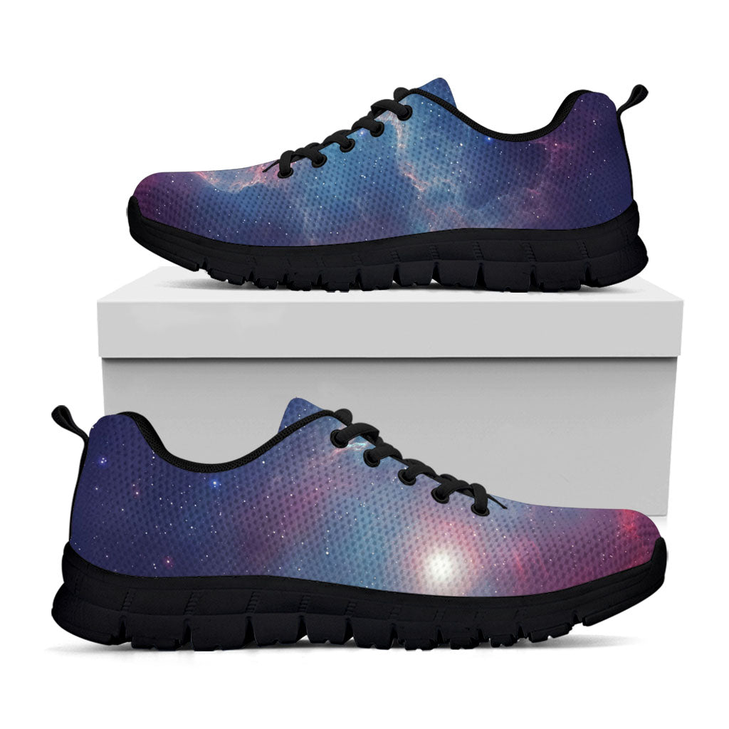 Dark Universe Galaxy Deep Space Print Black Running Shoes