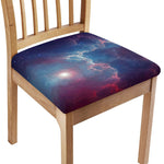 Dark Universe Galaxy Deep Space Print Chair Cushion Cover