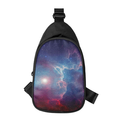 Dark Universe Galaxy Deep Space Print Chest Bag