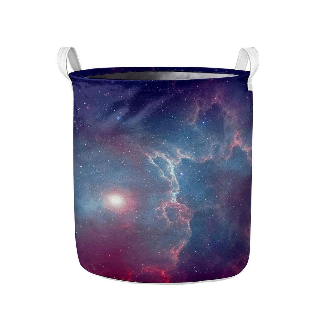 Dark Universe Galaxy Deep Space Print Collapsible Laundry Basket