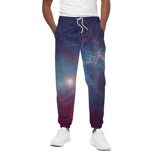 Dark Universe Galaxy Deep Space Print Cotton Pants