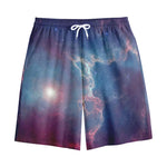 Dark Universe Galaxy Deep Space Print Cotton Shorts