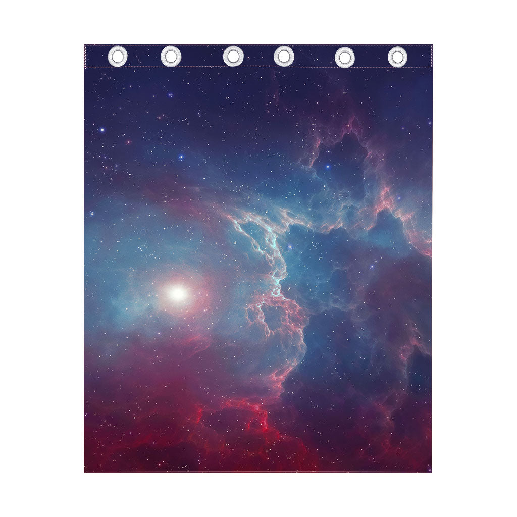 Dark Universe Galaxy Deep Space Print Curtain
