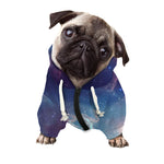 Dark Universe Galaxy Deep Space Print Dog Zip Up Hoodie