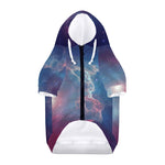 Dark Universe Galaxy Deep Space Print Dog Zip Up Hoodie