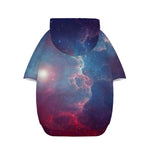 Dark Universe Galaxy Deep Space Print Dog Zip Up Hoodie