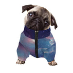 Dark Universe Galaxy Deep Space Print Dog Zip Up Jacket