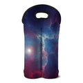 Dark Universe Galaxy Deep Space Print Double Neoprene Wine Tote