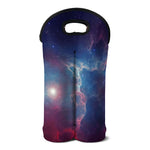 Dark Universe Galaxy Deep Space Print Double Neoprene Wine Tote