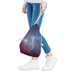 Dark Universe Galaxy Deep Space Print Drawstring Bag