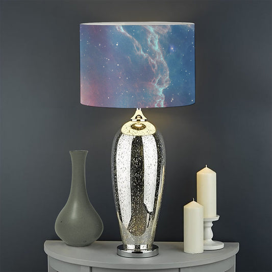 Dark Universe Galaxy Deep Space Print Drum Lamp Shade