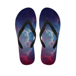 Dark Universe Galaxy Deep Space Print Flip Flops