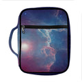 Dark Universe Galaxy Deep Space Print Front Pocket Bible Bag