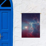 Dark Universe Galaxy Deep Space Print Garden Flag