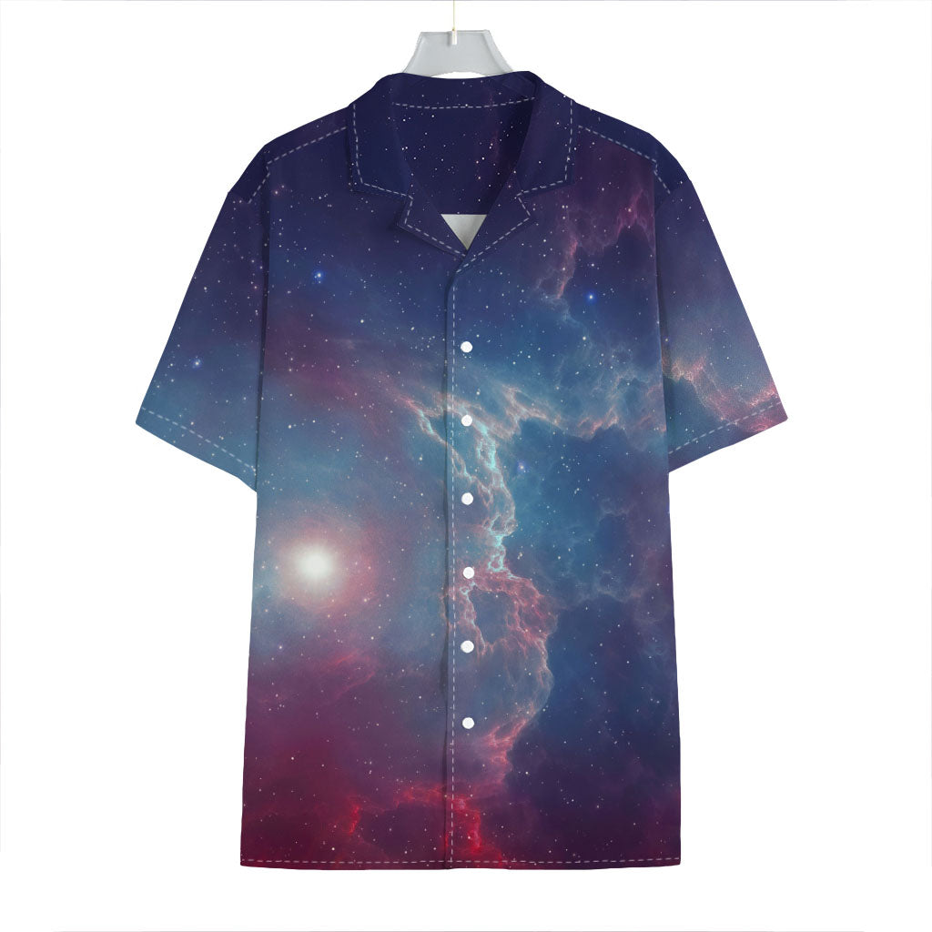 Dark Universe Galaxy Deep Space Print Hawaiian Shirt
