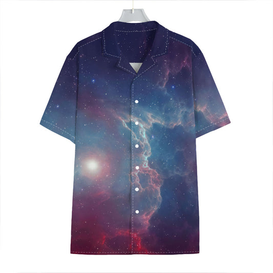 Dark Universe Galaxy Deep Space Print Hawaiian Shirt