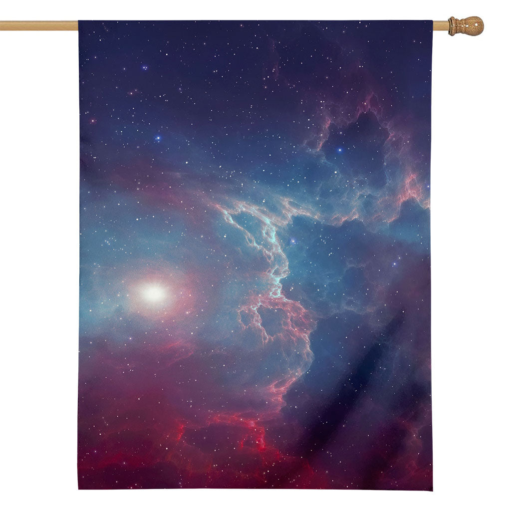 Dark Universe Galaxy Deep Space Print House Flag