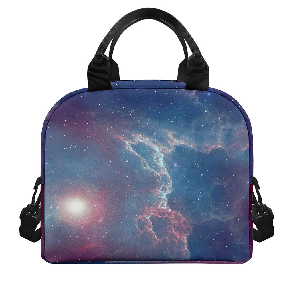 Dark Universe Galaxy Deep Space Print Insulated Lunch Bag