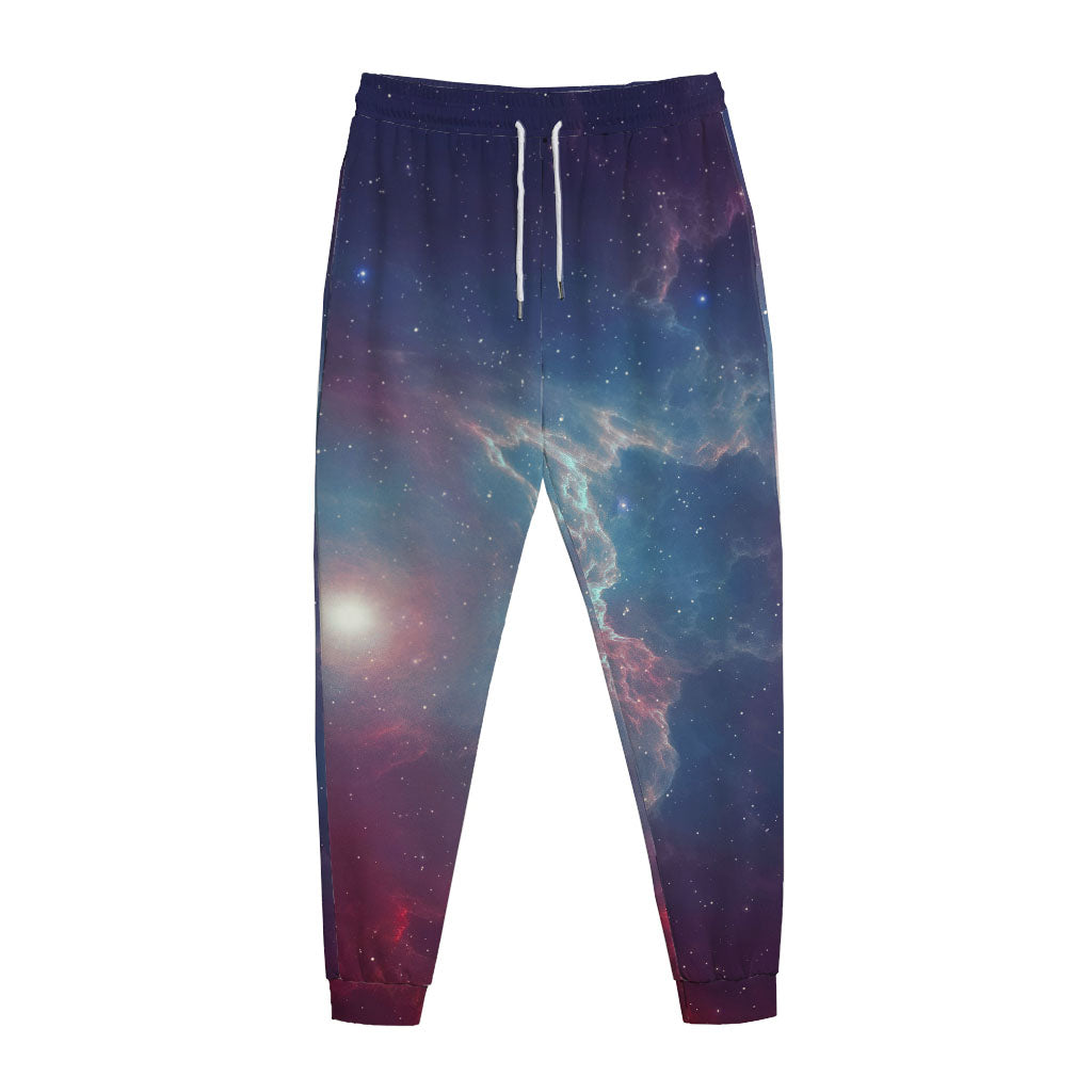 Dark Universe Galaxy Deep Space Print Jogger Pants