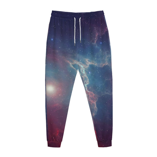 Dark Universe Galaxy Deep Space Print Jogger Pants