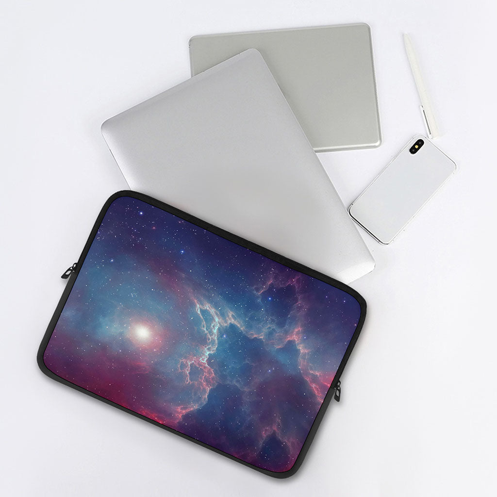 Dark Universe Galaxy Deep Space Print Laptop Sleeve