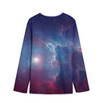 Dark Universe Galaxy Deep Space Print Long Sleeve Short Coat