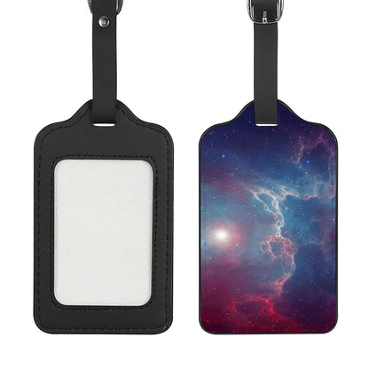 Dark Universe Galaxy Deep Space Print Luggage Tag