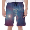 Dark Universe Galaxy Deep Space Print Men's Beach Shorts