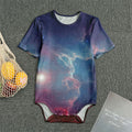 Dark Universe Galaxy Deep Space Print Men's Bodysuit