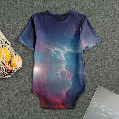Dark Universe Galaxy Deep Space Print Men's Bodysuit