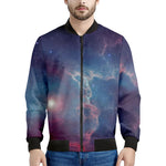 Dark Universe Galaxy Deep Space Print Men's Bomber Jacket