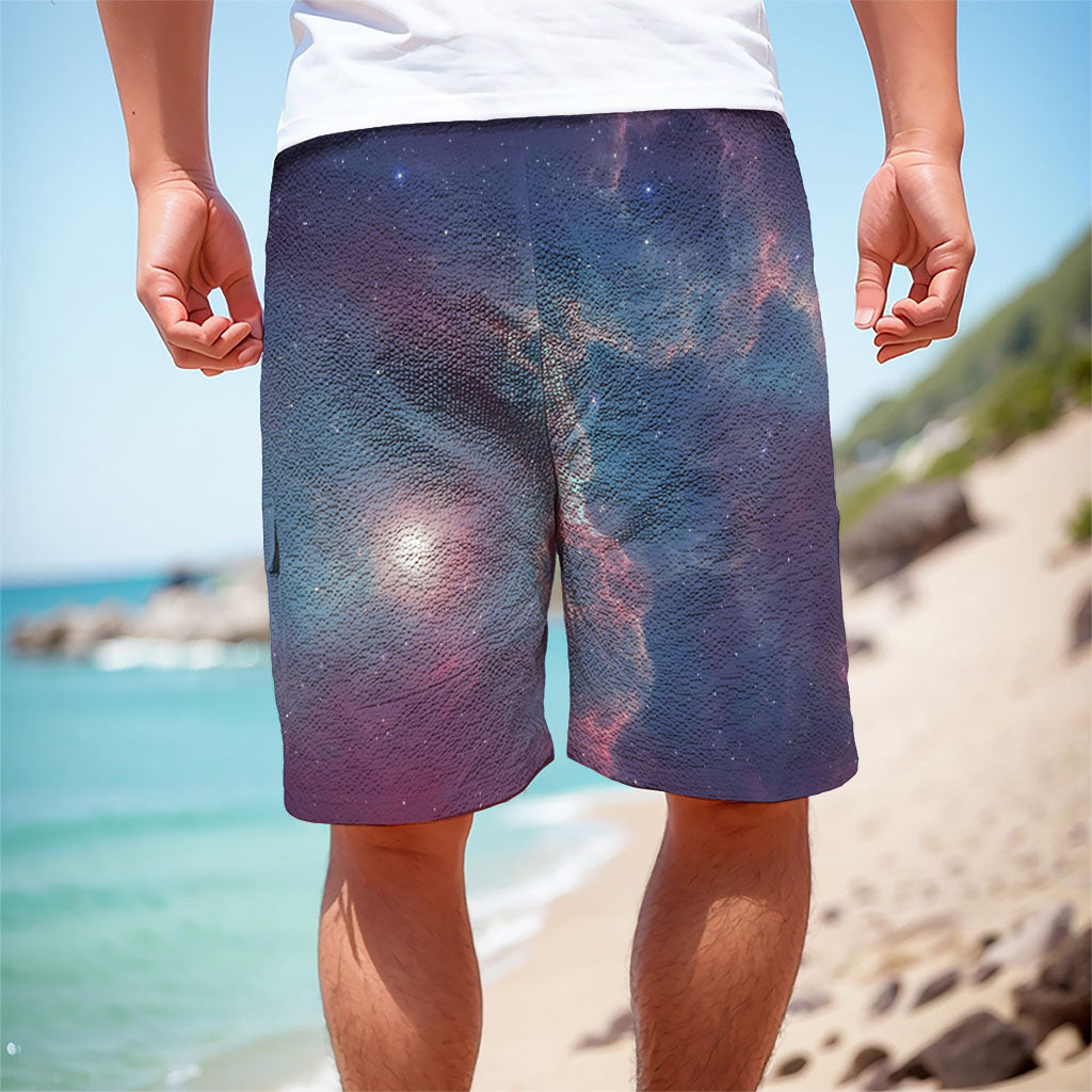 Dark Universe Galaxy Deep Space Print Men's Cargo Shorts