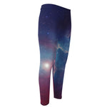 Dark Universe Galaxy Deep Space Print Men's Compression Pants
