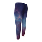 Dark Universe Galaxy Deep Space Print Men's Compression Pants
