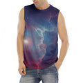 Dark Universe Galaxy Deep Space Print Men's Fitness Tank Top