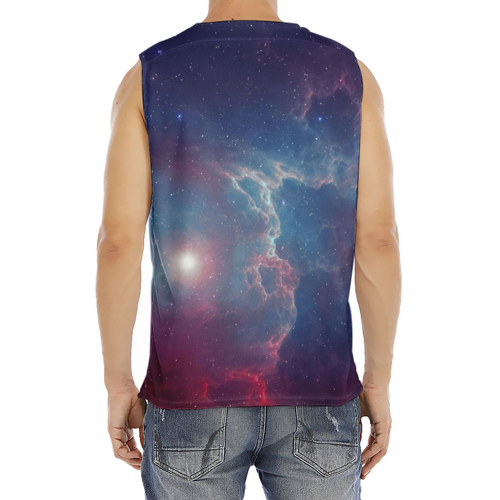 Dark Universe Galaxy Deep Space Print Men's Fitness Tank Top