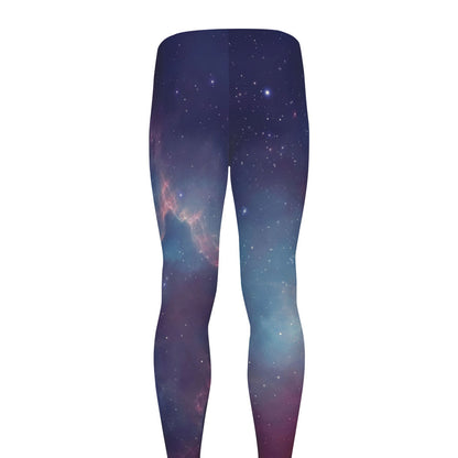 Dark Universe Galaxy Deep Space Print Men's leggings