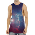 Dark Universe Galaxy Deep Space Print Men's Muscle Tank Top
