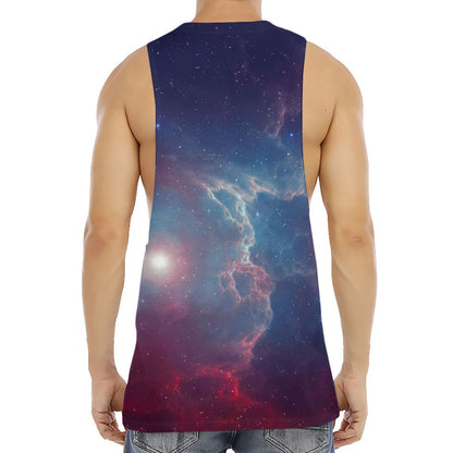 Dark Universe Galaxy Deep Space Print Men's Muscle Tank Top