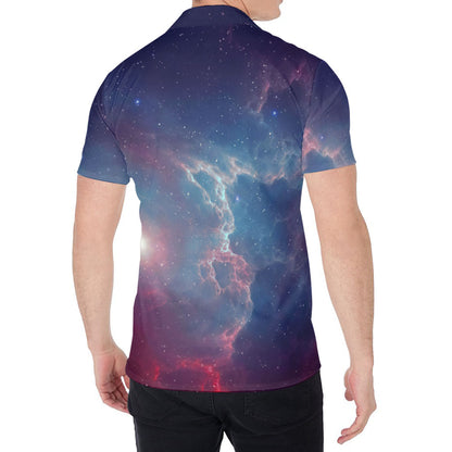 Dark Universe Galaxy Deep Space Print Men's Shirt