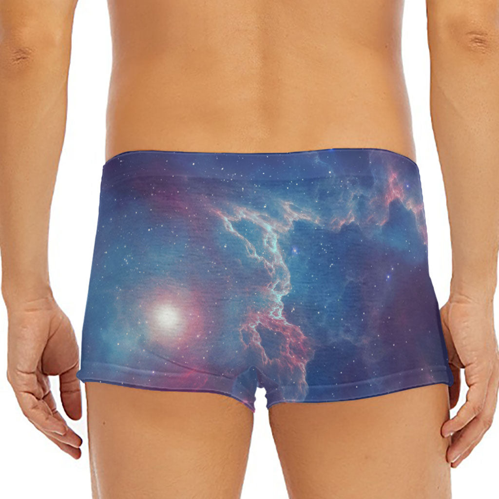 Dark Universe Galaxy Deep Space Print Men's Short Boxer Briefs