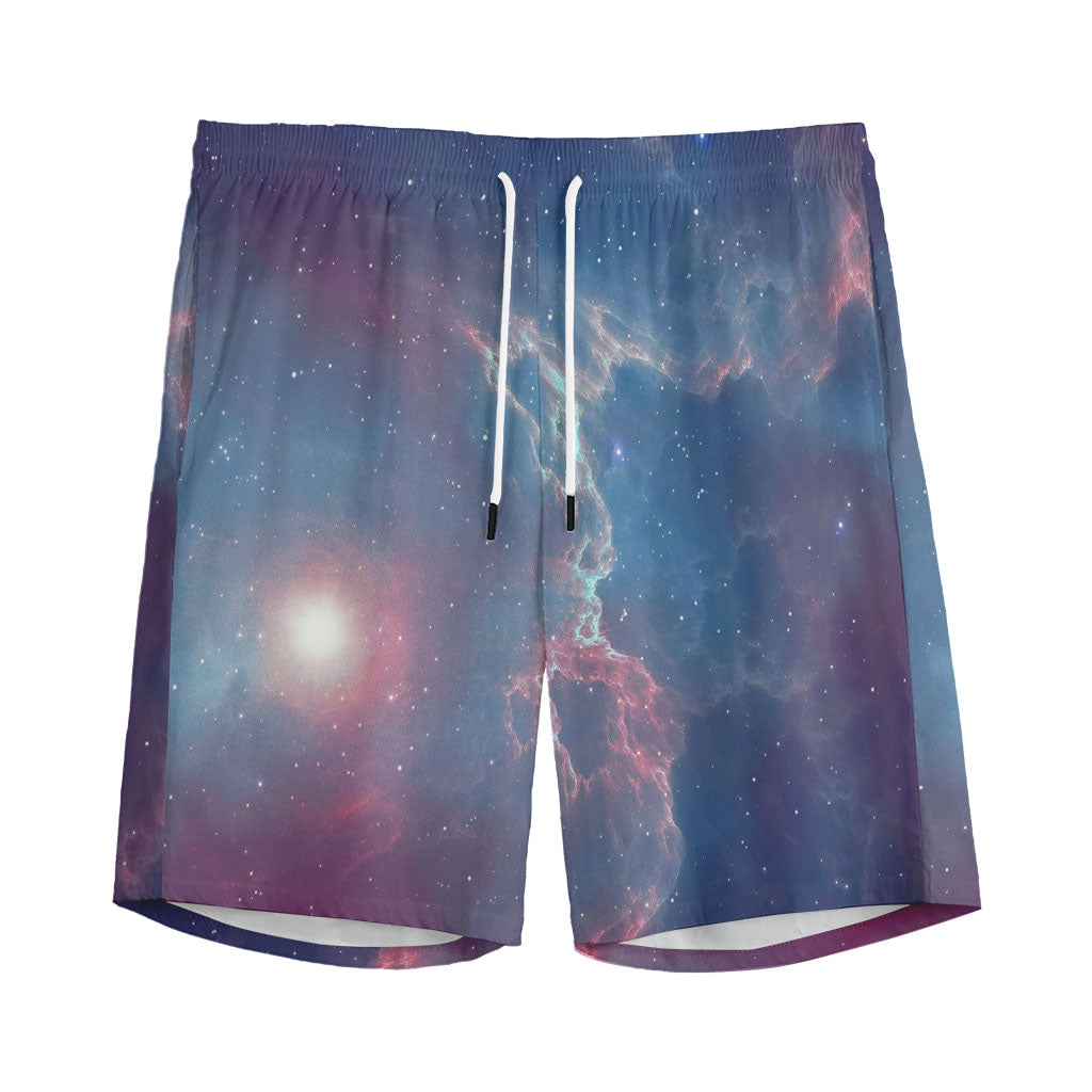 Dark Universe Galaxy Deep Space Print Men's Sports Shorts