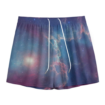 Dark Universe Galaxy Deep Space Print Mesh Shorts
