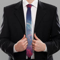Dark Universe Galaxy Deep Space Print Necktie