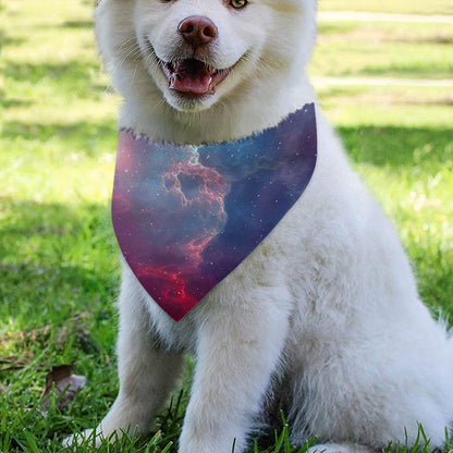 Dark Universe Galaxy Deep Space Print Over The Collar Dog Bandana