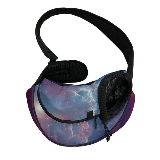 Dark Universe Galaxy Deep Space Print Pet Sling Carrier