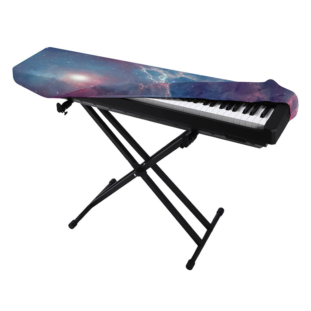 Dark Universe Galaxy Deep Space Print Piano Keyboard Cover