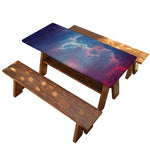 Dark Universe Galaxy Deep Space Print Picnic Table Cover