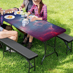 Dark Universe Galaxy Deep Space Print Picnic Table Cover